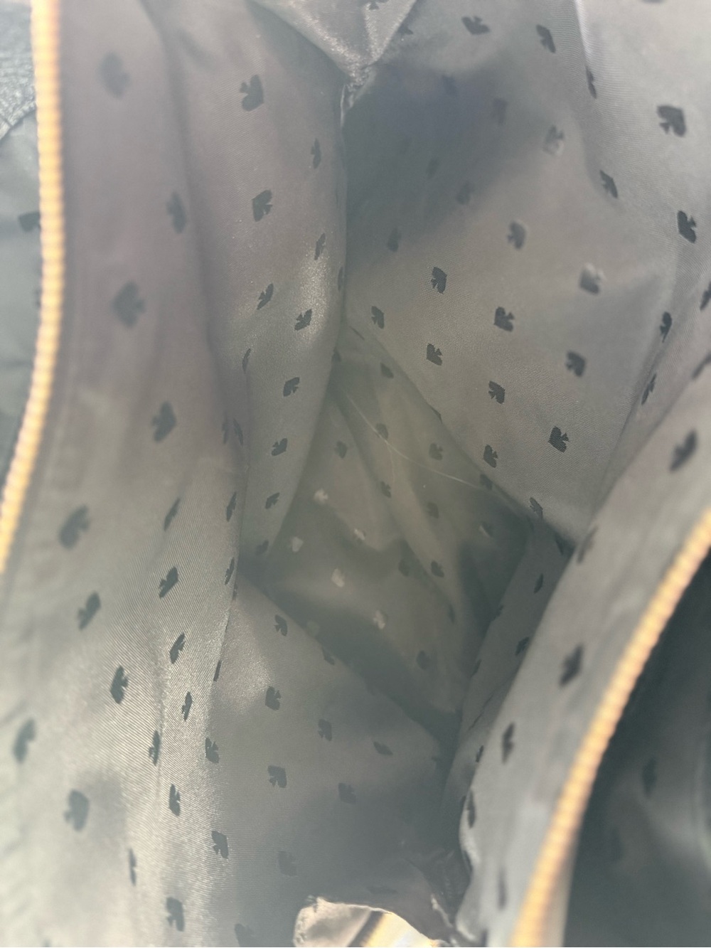 kate spade Black Pebbled Leather Tote - Picture 9 of 16